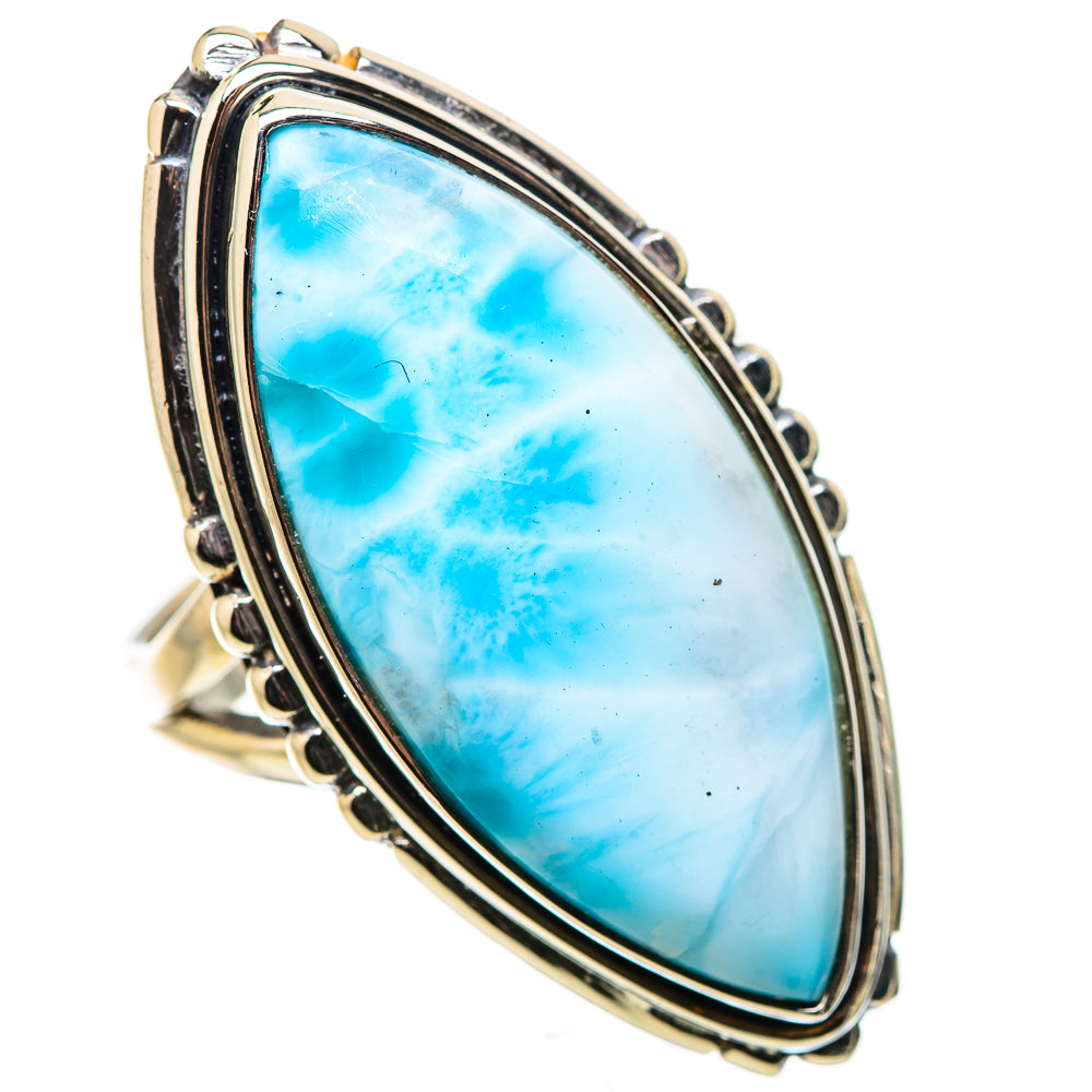 Larimar Rings handcrafted by Ana Silver Co - RING133307 - Photo 2