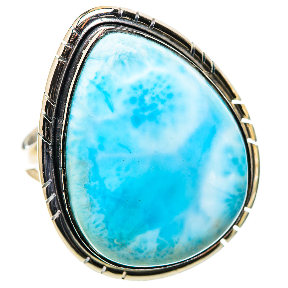 Larimar Rings handcrafted by Ana Silver Co - RING133311 - Photo 2