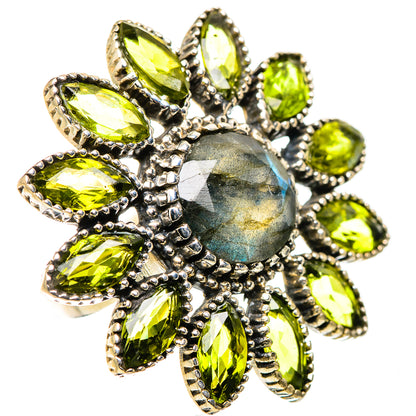 Labradorite Rings handcrafted by Ana Silver Co - RING133319 - Photo 2
