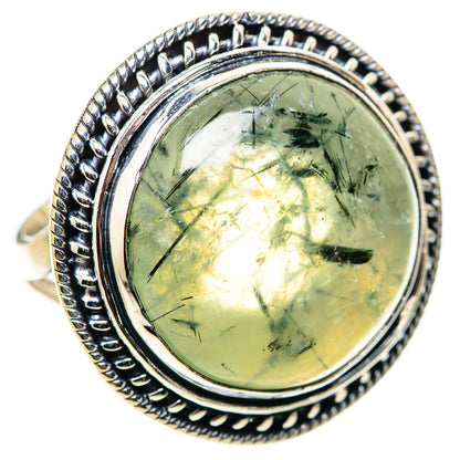Prehnite Rings handcrafted by Ana Silver Co - RING133322 - Photo 2