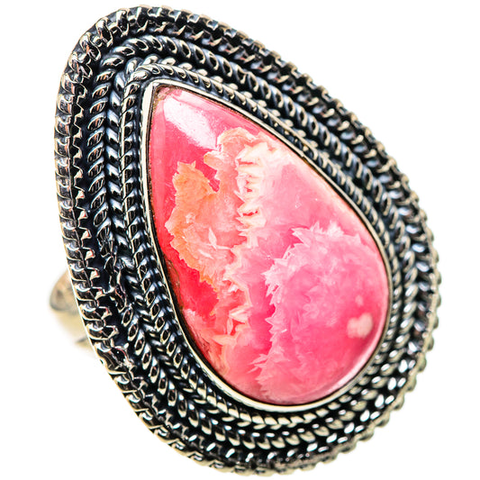Rhodochrosite Rings handcrafted by Ana Silver Co - RING133324 - Photo 2