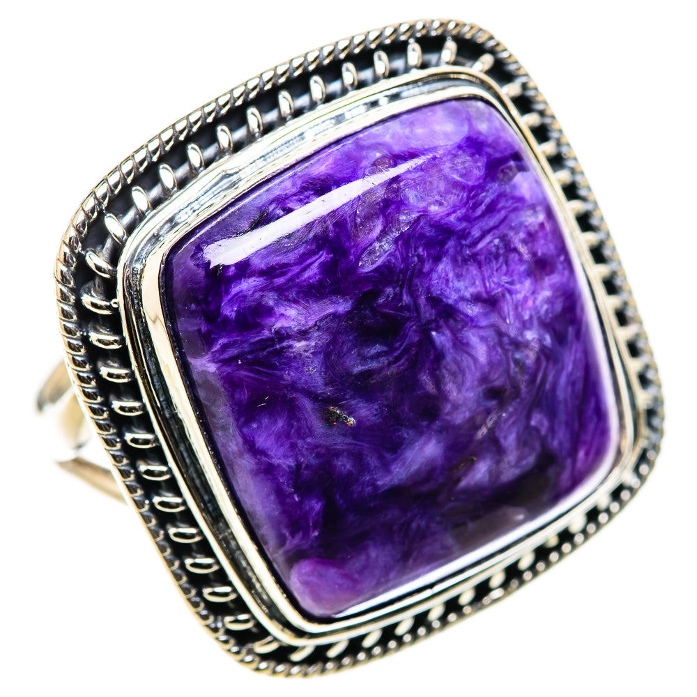 Charoite Rings handcrafted by Ana Silver Co - RING133325 - Photo 2