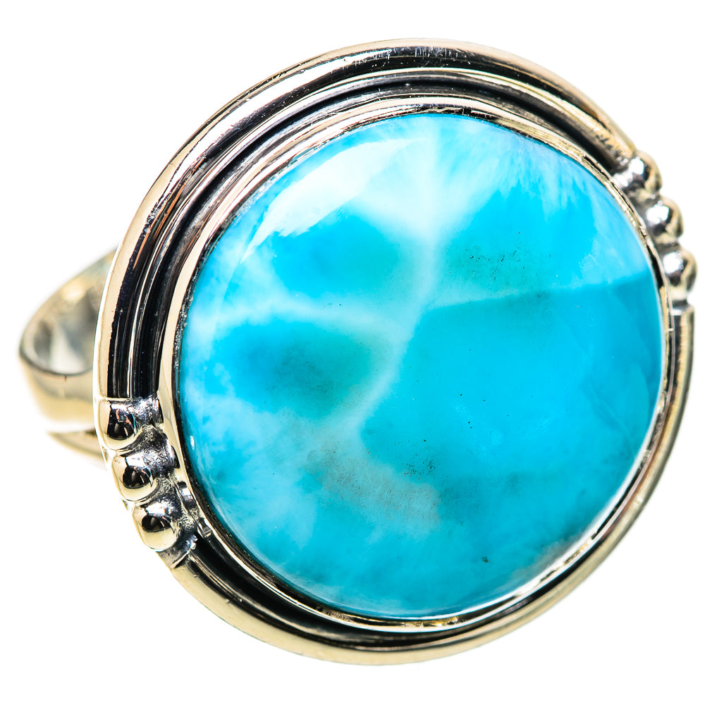 Larimar Rings handcrafted by Ana Silver Co - RING133333 - Photo 2