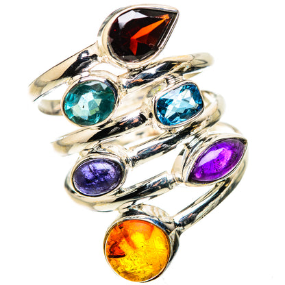 Baltic Amber Rings handcrafted by Ana Silver Co - RING133347 - Photo 2