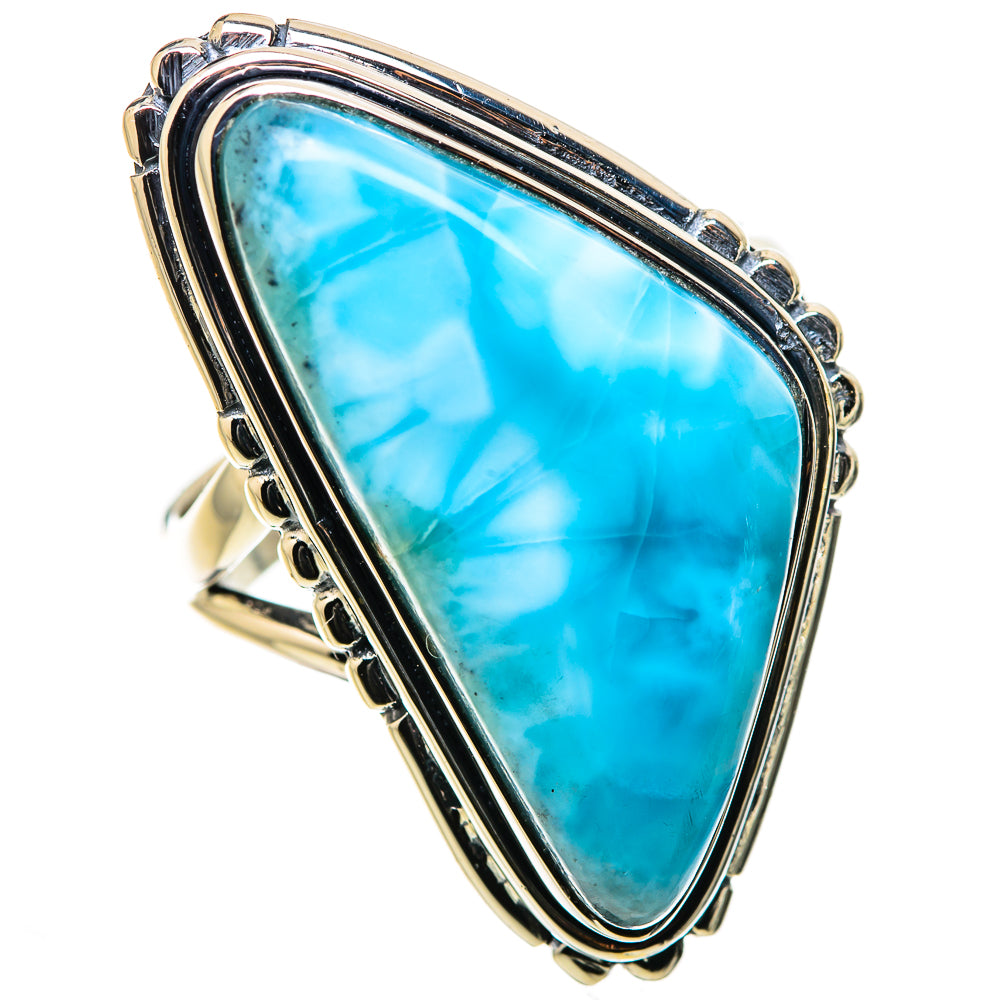 Larimar Rings handcrafted by Ana Silver Co - RING133349 - Photo 2