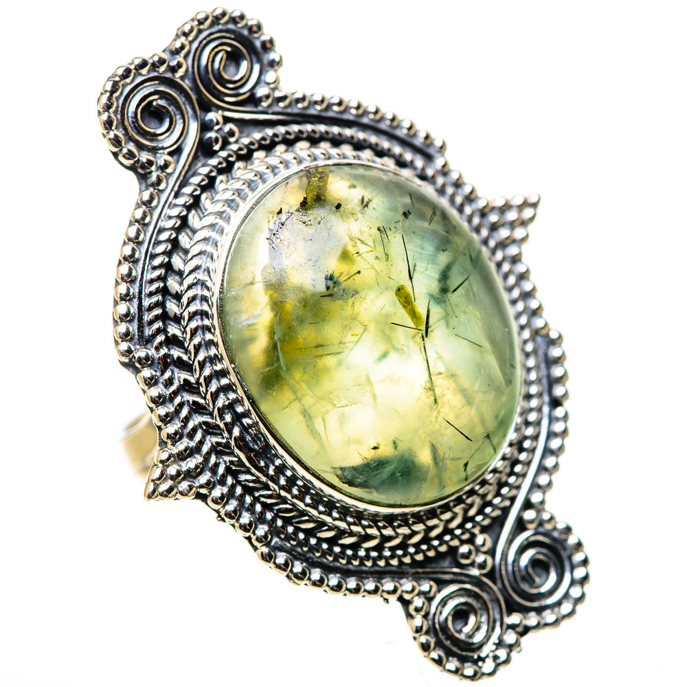 Prehnite Rings handcrafted by Ana Silver Co - RING133353 - Photo 2