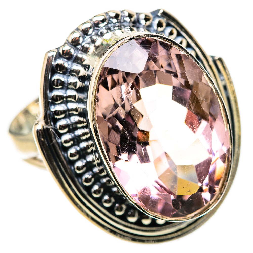 Pink Amethyst Rings handcrafted by Ana Silver Co - RING133356 - Photo 2