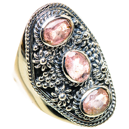 Rose Quartz Rings handcrafted by Ana Silver Co - RING133357 - Photo 2