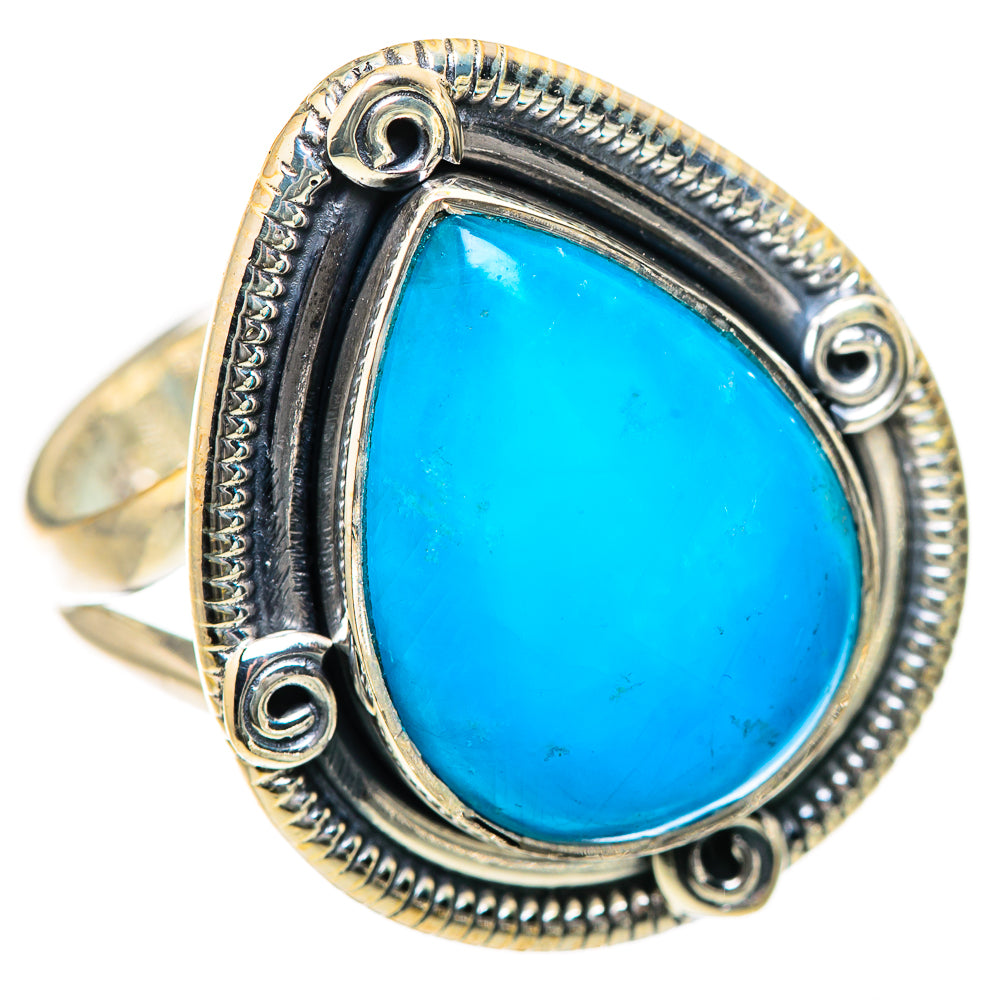 Smithsonite Rings handcrafted by Ana Silver Co - RING133363 - Photo 2