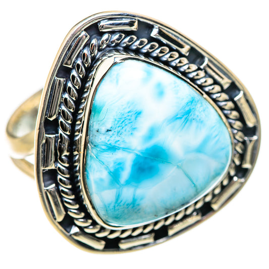 Larimar Rings handcrafted by Ana Silver Co - RING133365 - Photo 2