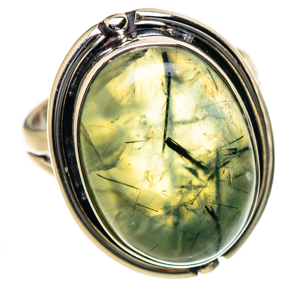 Prehnite Rings handcrafted by Ana Silver Co - RING133368 - Photo 2