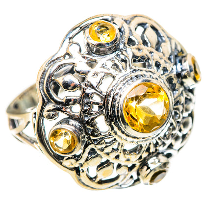 Citrine Rings handcrafted by Ana Silver Co - RING133371 - Photo 2