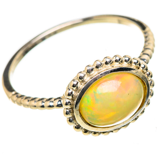 Ethiopian Opal Rings handcrafted by Ana Silver Co - RING133383 - Photo 2