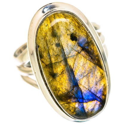 Labradorite Rings handcrafted by Ana Silver Co - RING133385 - Photo 2
