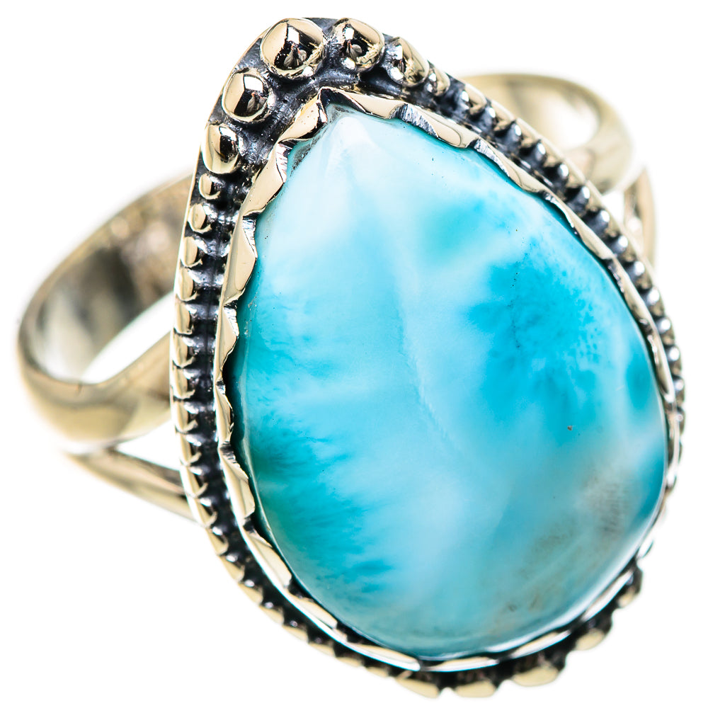 Larimar Rings handcrafted by Ana Silver Co - RING133388 - Photo 2