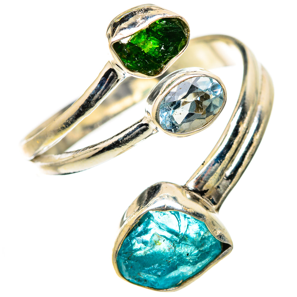 Apatite Rings handcrafted by Ana Silver Co - RING133406 - Photo 2