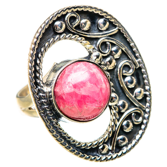 Rhodochrosite Rings handcrafted by Ana Silver Co - RING133413 - Photo 2