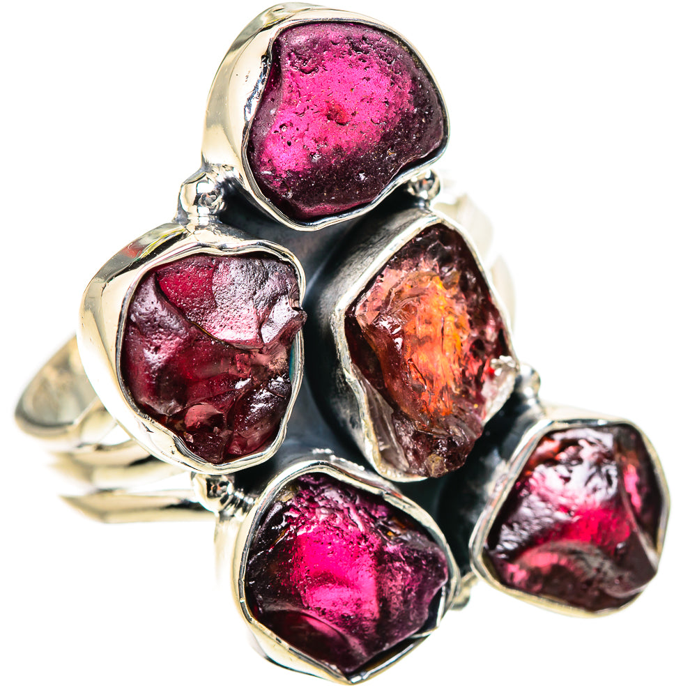 Garnet Rings handcrafted by Ana Silver Co - RING133415 - Photo 2