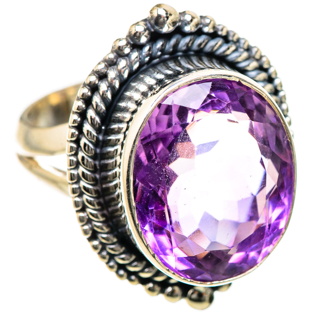 Amethyst Rings handcrafted by Ana Silver Co - RING133417 - Photo 2