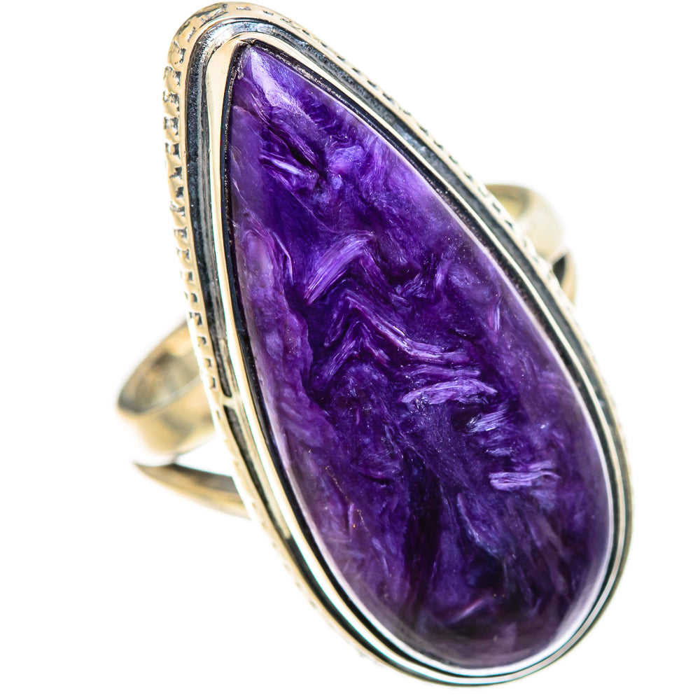 Charoite Rings handcrafted by Ana Silver Co - RING133418 - Photo 2