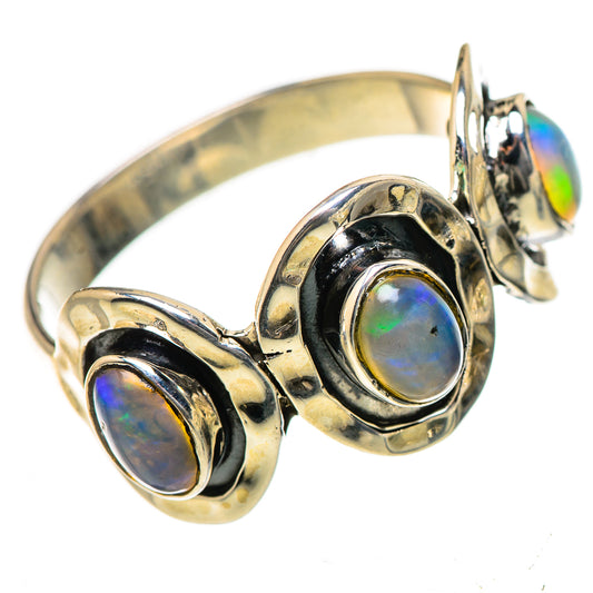 Ethiopian Opal Rings handcrafted by Ana Silver Co - RING133425 - Photo 2