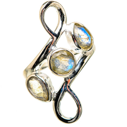 Labradorite Rings handcrafted by Ana Silver Co - RING133431 - Photo 2