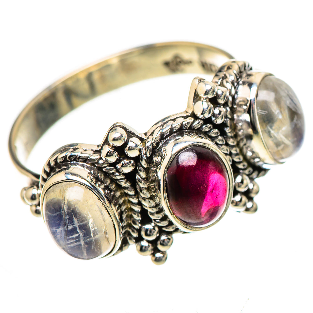 Garnet Rings handcrafted by Ana Silver Co - RING133437 - Photo 2