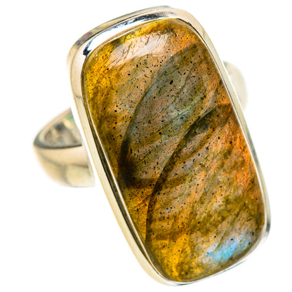 Labradorite Rings handcrafted by Ana Silver Co - RING133446 - Photo 2