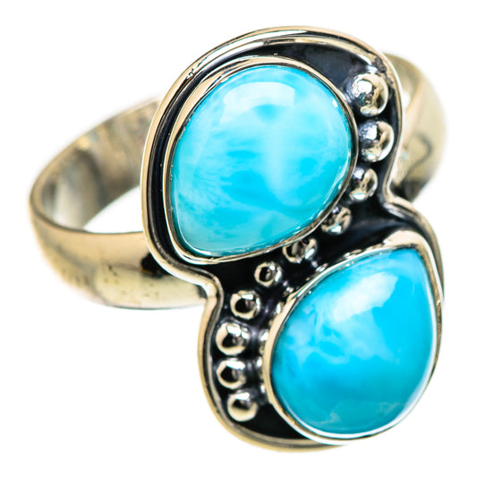 Larimar Rings handcrafted by Ana Silver Co - RING133447 - Photo 2