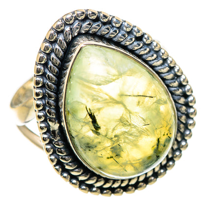 Prehnite Rings handcrafted by Ana Silver Co - RING133452 - Photo 2