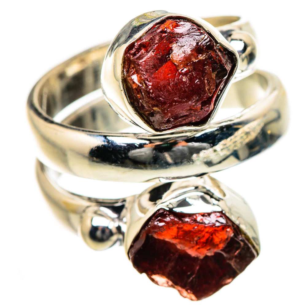 Garnet Rings handcrafted by Ana Silver Co - RING133458 - Photo 2