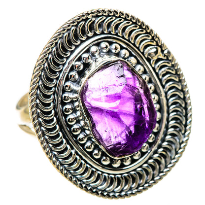Amethyst Rings handcrafted by Ana Silver Co - RING133459 - Photo 2