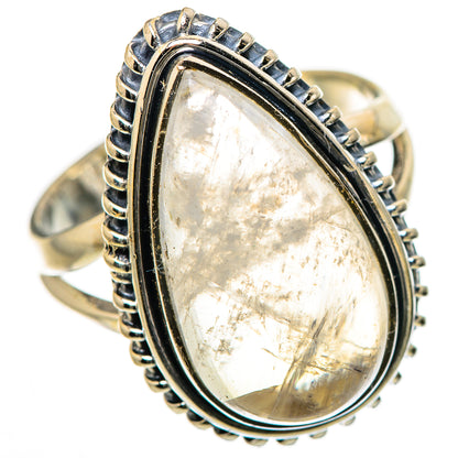 Rainbow Moonstone Rings handcrafted by Ana Silver Co - RING133461 - Photo 2