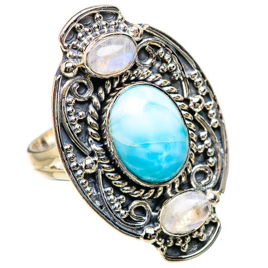 Larimar Rings handcrafted by Ana Silver Co - RING133468 - Photo 2