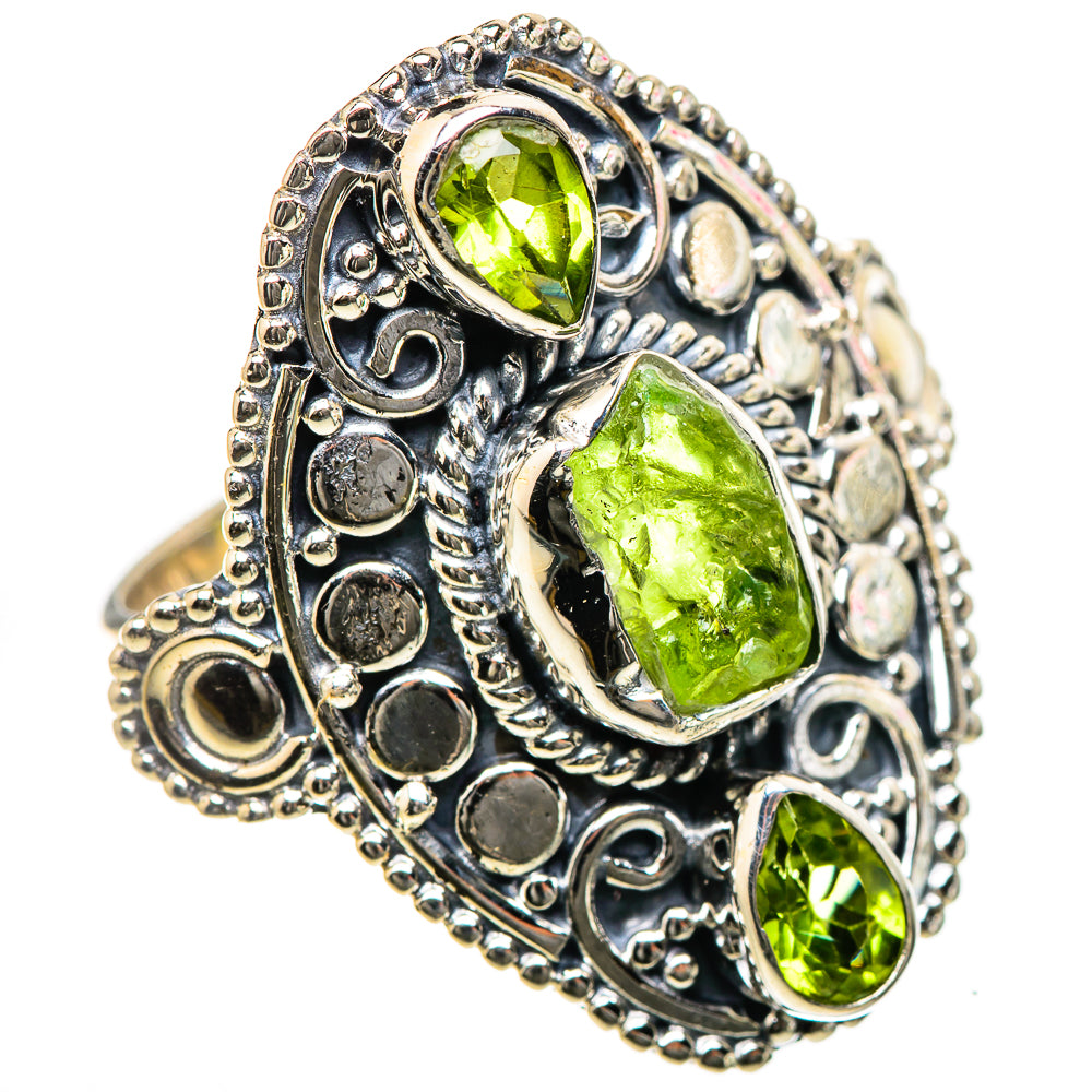 Peridot Rings handcrafted by Ana Silver Co - RING133474 - Photo 2