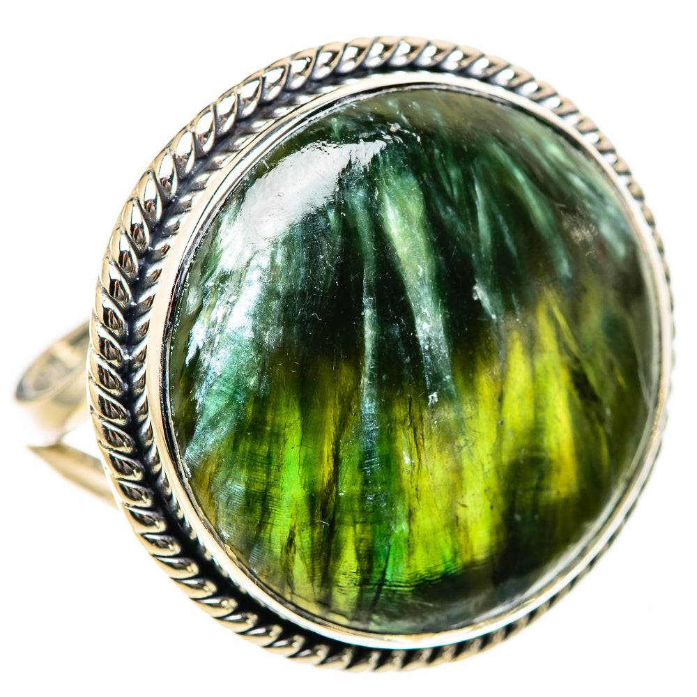 Seraphinite Rings handcrafted by Ana Silver Co - RING133475 - Photo 2