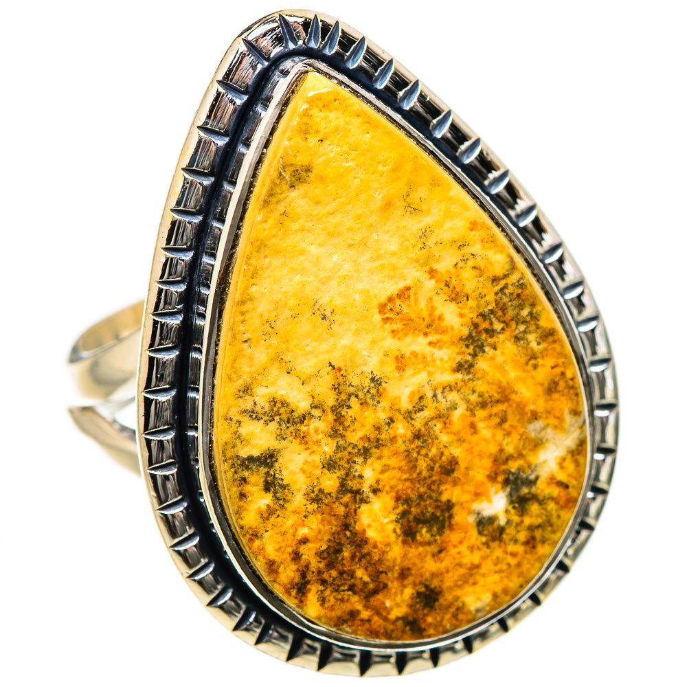 Germany Psilomelane Dendrite Rings handcrafted by Ana Silver Co - RING133479 - Photo 2