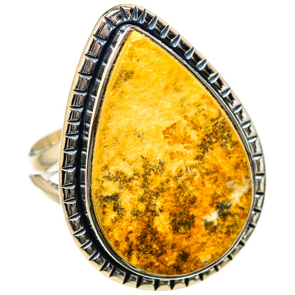 Germany Psilomelane Dendrite Rings handcrafted by Ana Silver Co - RING133479 - Photo 2