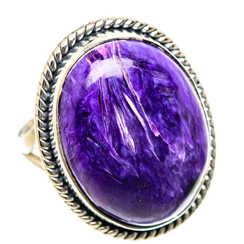 Charoite Rings handcrafted by Ana Silver Co - RING133484 - Photo 2