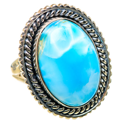 Larimar Rings handcrafted by Ana Silver Co - RING133494 - Photo 2