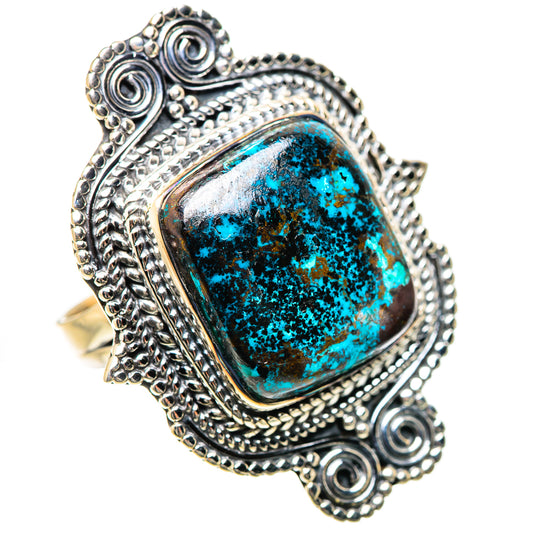 Shattuckite Rings handcrafted by Ana Silver Co - RING133495 - Photo 2