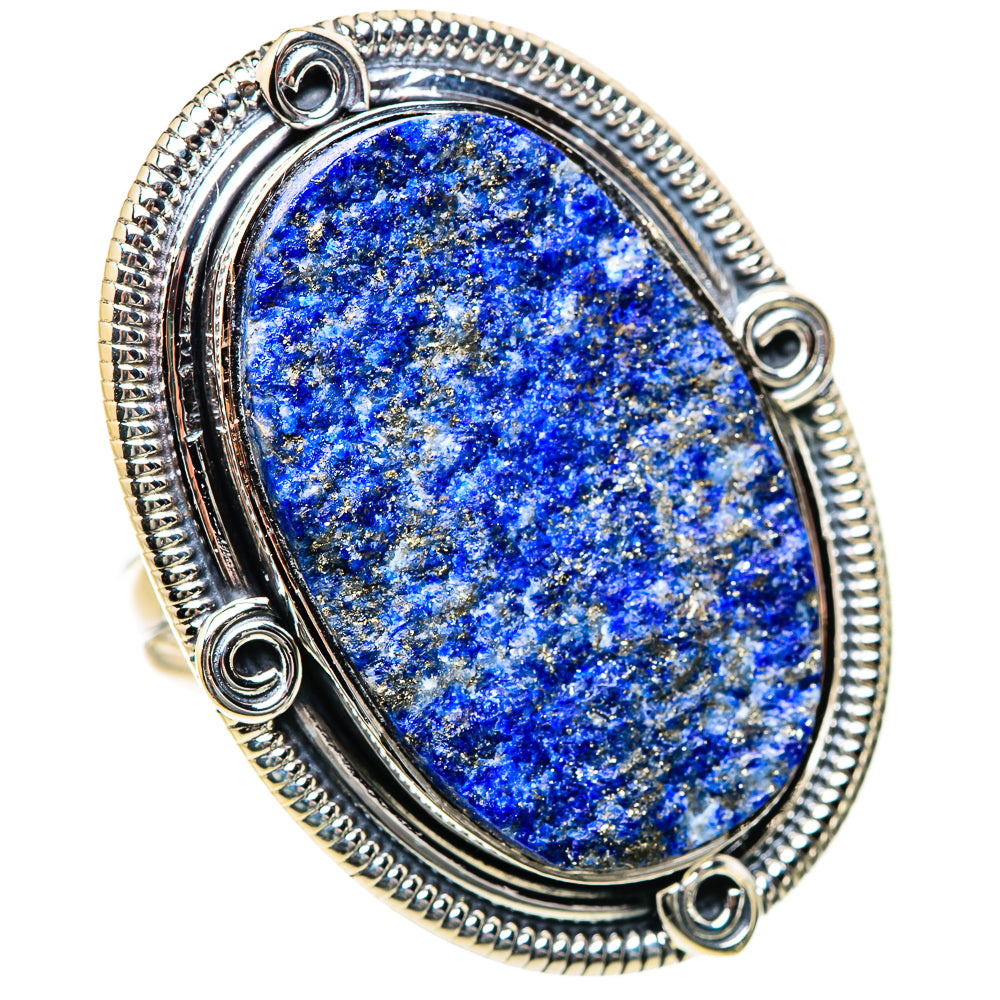 Lapis Lazuli Rings handcrafted by Ana Silver Co - RING133497 - Photo 2