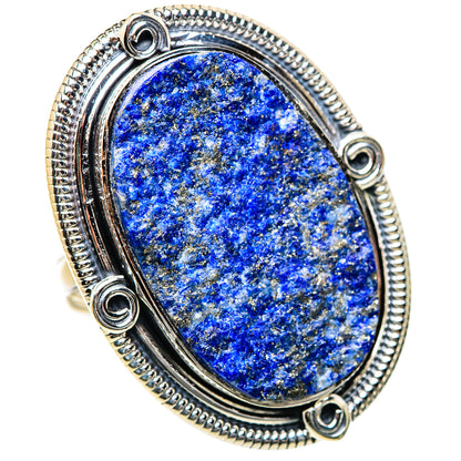 Lapis Lazuli Rings handcrafted by Ana Silver Co - RING133497 - Photo 2