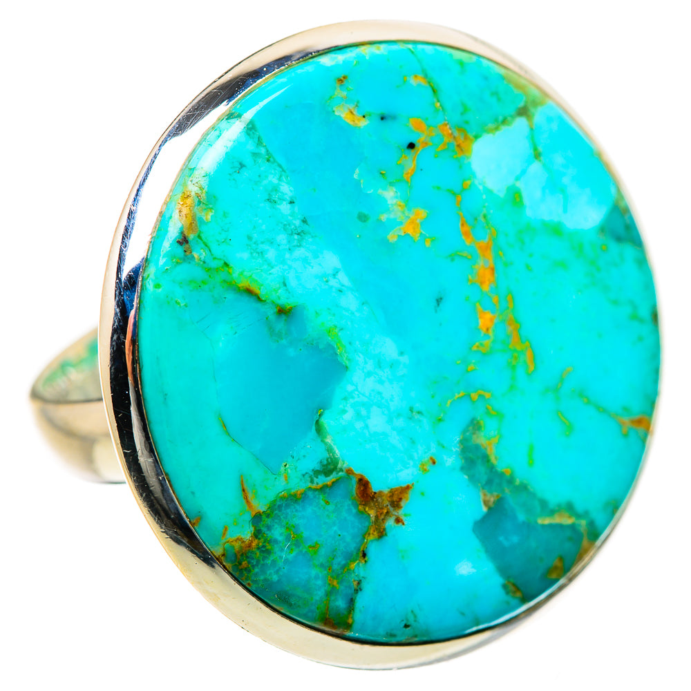 Chrysocolla Rings handcrafted by Ana Silver Co - RING133498 - Photo 2