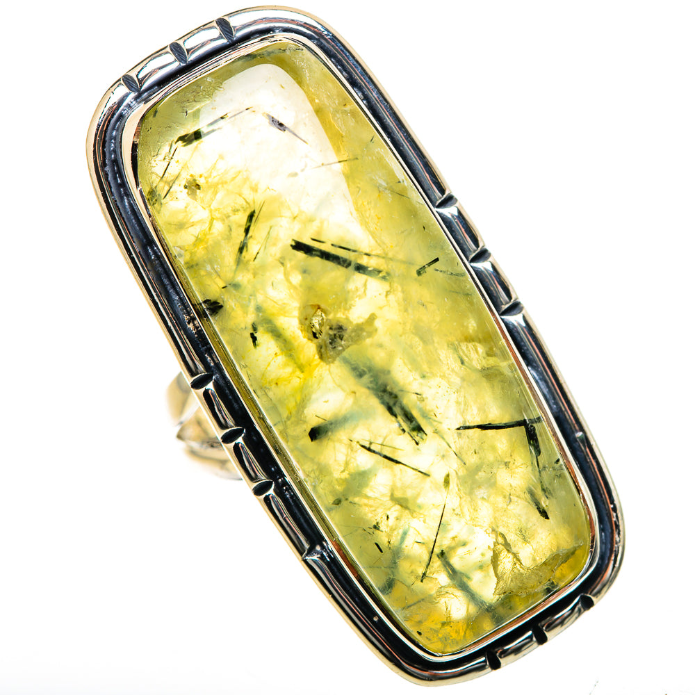 Prehnite Rings handcrafted by Ana Silver Co - RING133499 - Photo 2