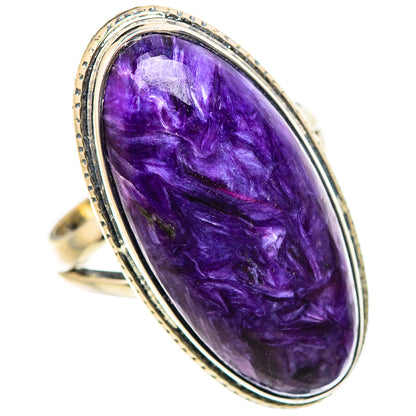Charoite Rings handcrafted by Ana Silver Co - RING133504 - Photo 2