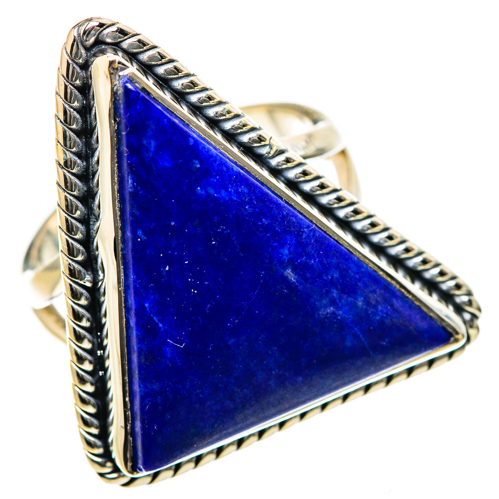 Lapis Lazuli Rings handcrafted by Ana Silver Co - RING133510 - Photo 2
