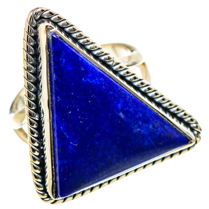 Lapis Lazuli Rings handcrafted by Ana Silver Co - RING133510 - Photo 2