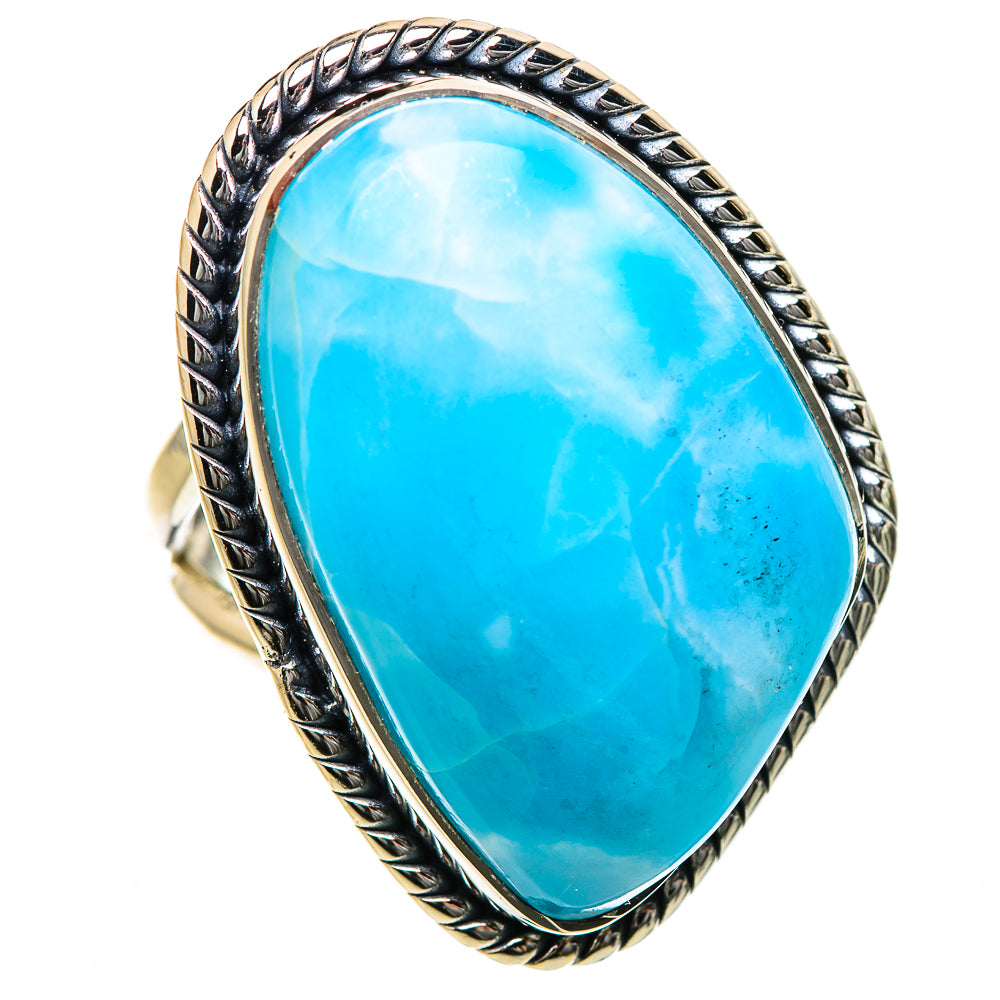 Larimar Rings handcrafted by Ana Silver Co - RING133512 - Photo 2