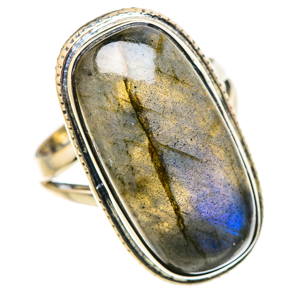 Labradorite Rings handcrafted by Ana Silver Co - RING133513 - Photo 2